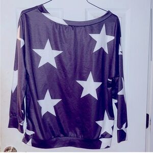 Top Eggplant/Gray Color, Medium, NWOT. CL03